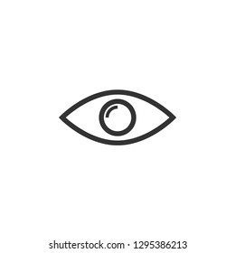 Eye icon graphic design template vector isolated