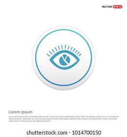 eye icon Hexa White Background icon template