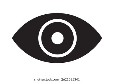 Eye icon, hyman eyeball icon.