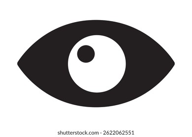 Eye icon, hyman eyeball icon.