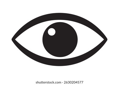 Eye icon, hyman eyeball icon.