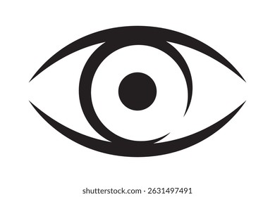 Eye icon, hyman eyeball icon.