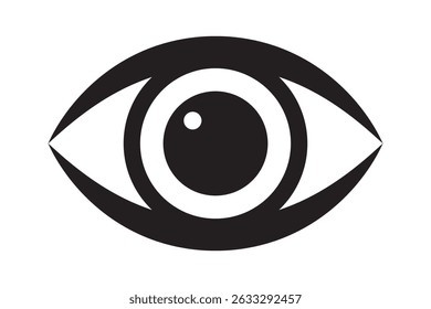 Eye icon, hyman eyeball icon.