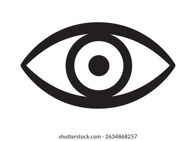 Eye icon, hyman eyeball icon.