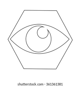 Eye icon illustration