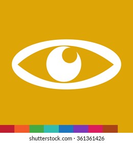 Eye icon illustration