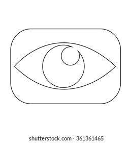 Eye icon illustration