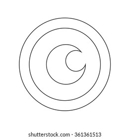 Eye icon illustration