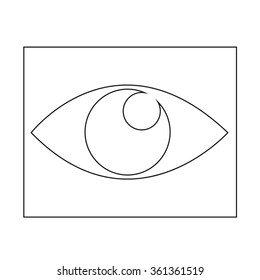 Eye icon illustration
