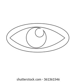 Eye icon illustration