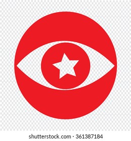 Eye icon illustration