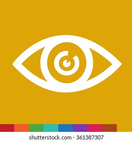 Eye icon illustration