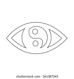 Eye icon illustration