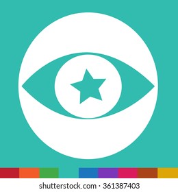 Eye icon illustration