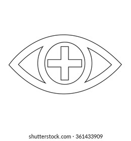 Eye icon illustration