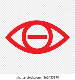 Eye icon illustration