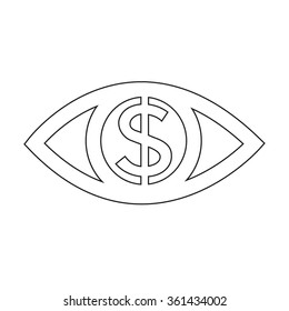Eye icon illustration