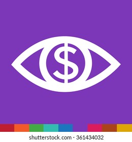 Eye icon illustration