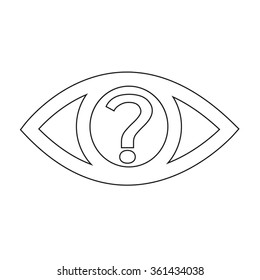 Eye icon illustration