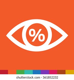 Eye icon illustration