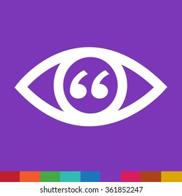 Eye icon illustration