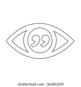 Eye icon illustration