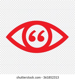 Eye icon illustration
