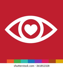 Eye icon illustration