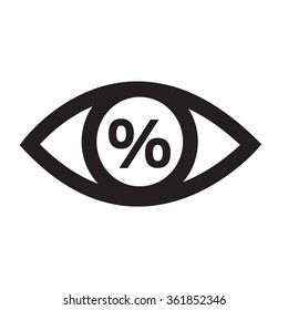 Eye icon illustration