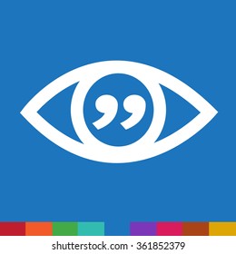 Eye icon illustration