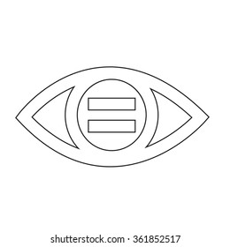 Eye icon illustration