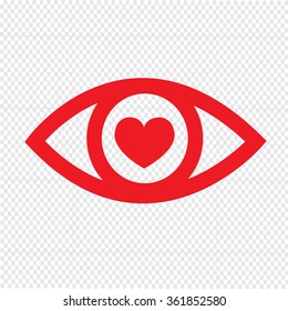Eye icon illustration
