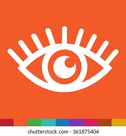 Eye icon illustration