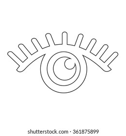 Eye icon illustration