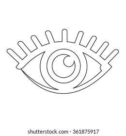 Eye icon illustration