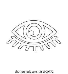 Eye icon illustration