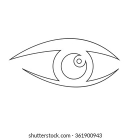 Eye icon illustration