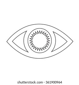 Eye icon illustration