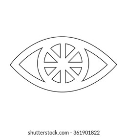 Eye icon illustration