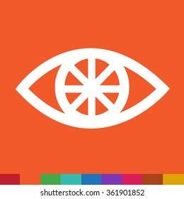 Eye icon illustration