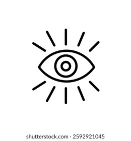 eye icon. eye illustration design.