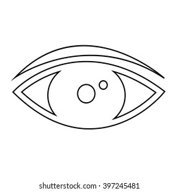 Eye icon Illustration design