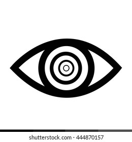 Eye icon illustration design