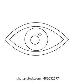 Eye icon illustration design