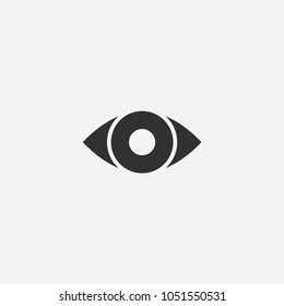 Eye icon illustration isolated vector sign symbol