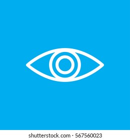 eye icon illustration isolated vector sign symbol