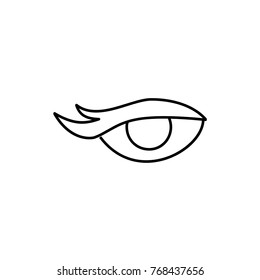 eye icon illustration isolated vector