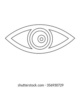 Eye Icon Illustration sign design