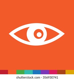 Eye Icon Illustration sign design