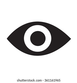 Eye icon illustration sign design style